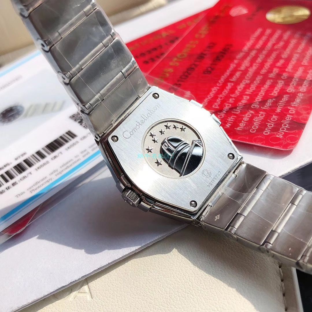 原单真钻女表OMEGA Constellation 系列123.15.27.60.55.001 wrist watches  / M702