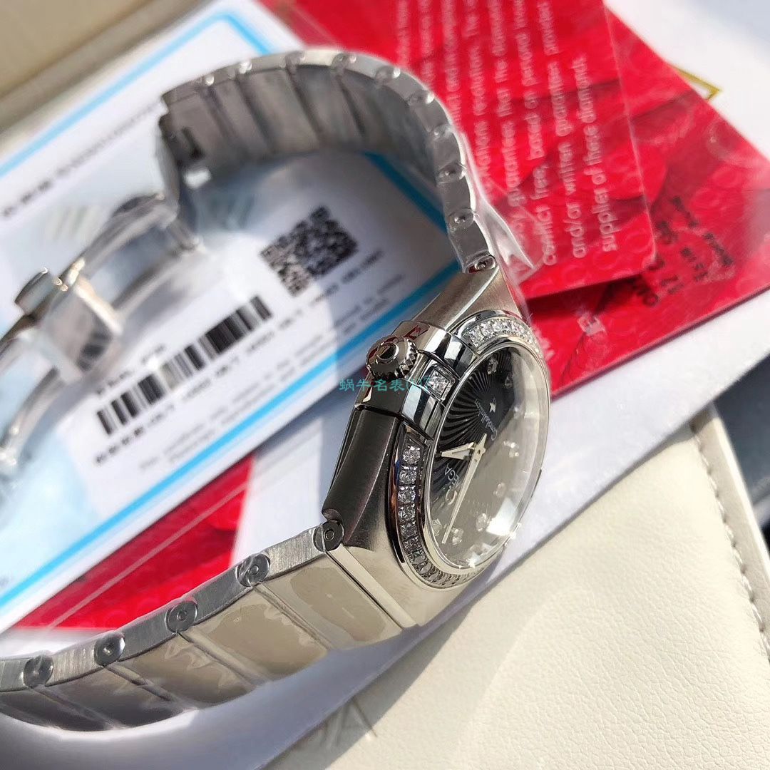 原单真钻女表OMEGA Constellation 系列123.15.27.60.51.002 wrist watches  / M703