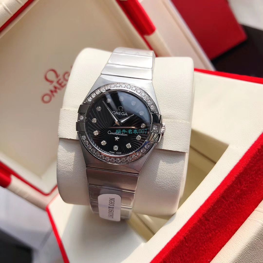 原单真钻女表OMEGA Constellation 系列123.15.27.60.51.002 wrist watches  / M703