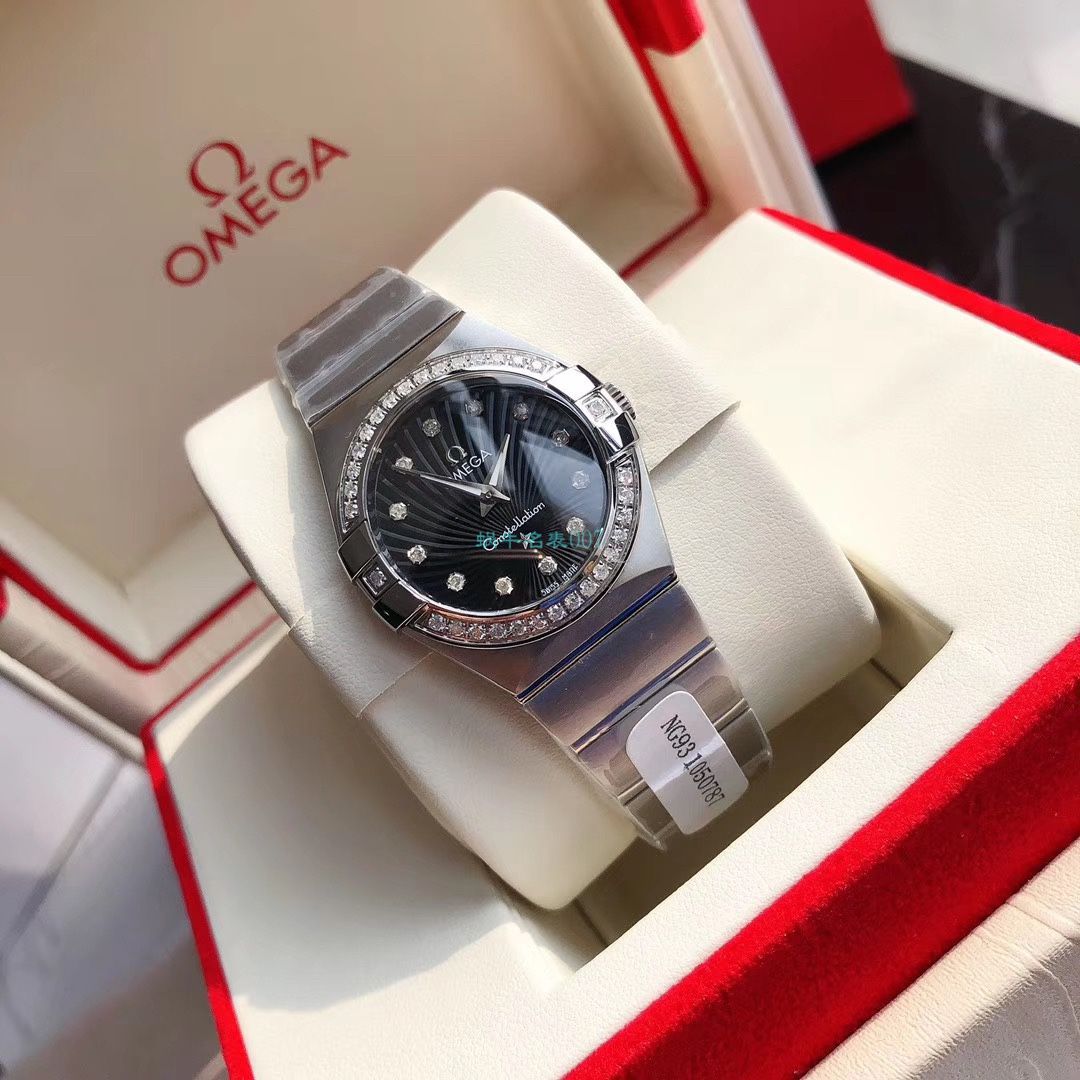 原单真钻女表OMEGA Constellation 系列123.15.27.60.51.002 wrist watches  / M703