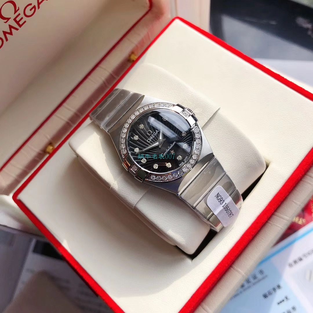 原单真钻女表OMEGA Constellation 系列123.15.27.60.51.002 wrist watches  / M703