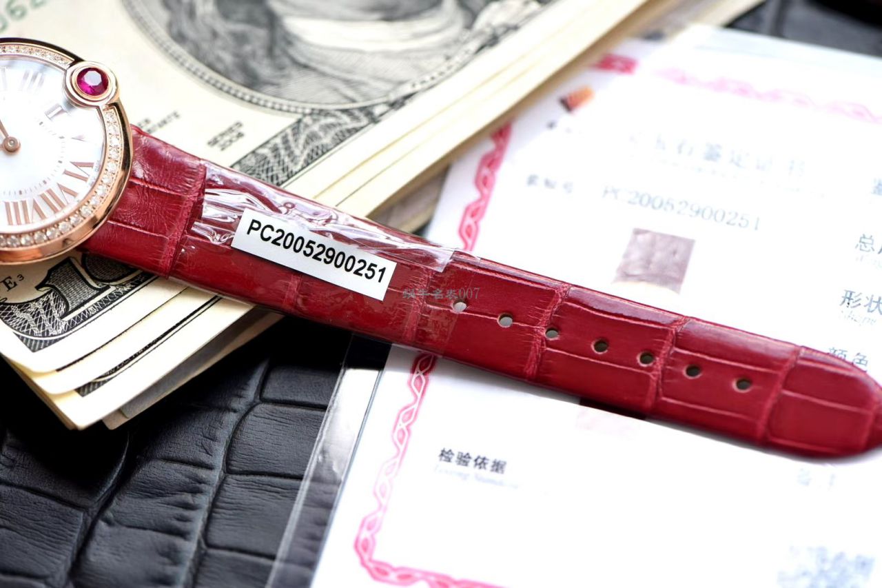  TOP  copy customized 真钻女表 Cartier  蓝气球系列Ballon Blanc de  Cartier  wrist watches  wrist watches (新春特别款) / K283