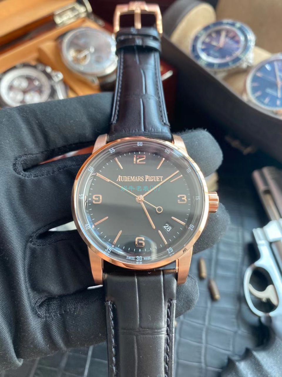 TNK Factory AP Replica Watches Audemars Piguet CODE 11.59系列 Replica 15210BC.OO.A321CR.01 / AP197