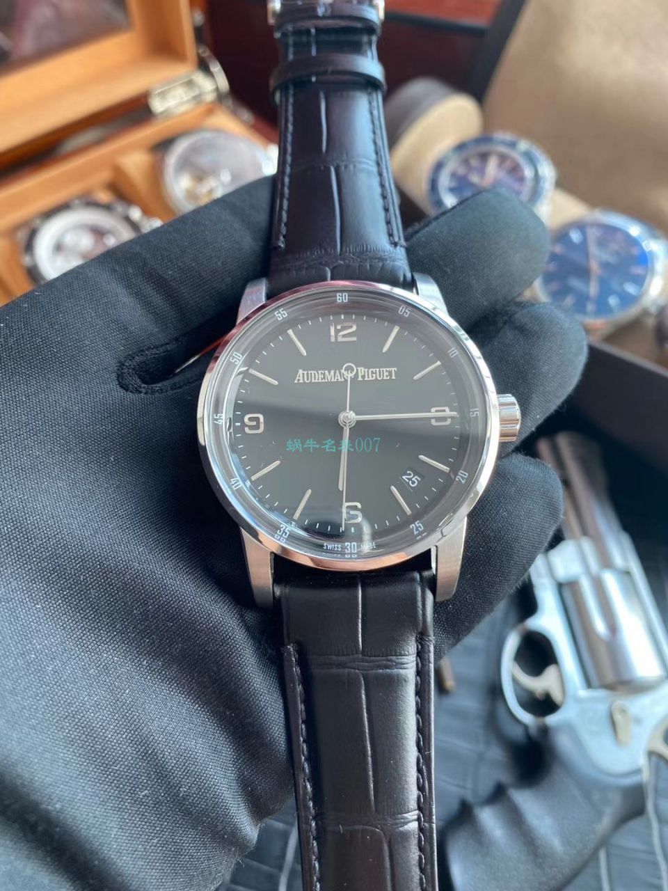 TNK Factory Audemars Piguet  Replica Watches CODE 11.59系列15210BC.OO.A002CR.01 wrist watches  / AP200