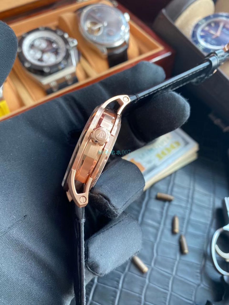 TNK Factory Audemars Piguet  Replica Copy  Watches CODE 11.59系列15210OR.OO.A002CR.01 wrist watches  / AP202
