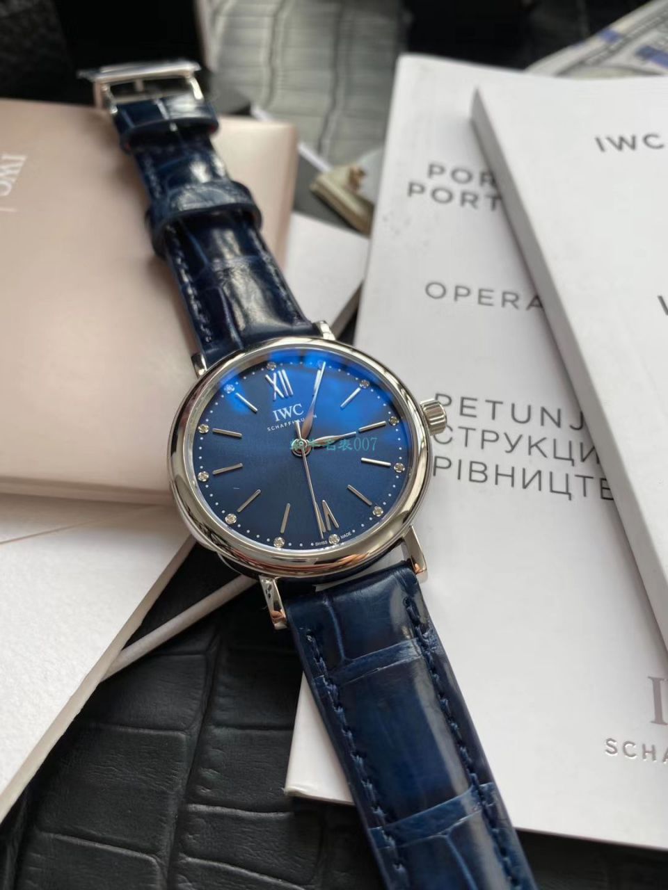  TOP 原单真钻 IWC 女表柏涛菲诺系列IW357404 wrist watches  / WG533