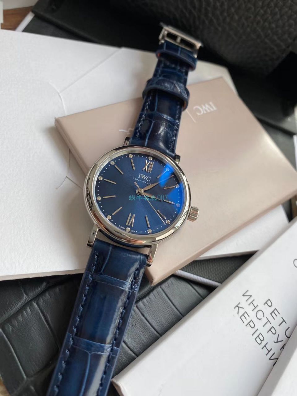  TOP 原单真钻 IWC 女表柏涛菲诺系列IW357404 wrist watches  / WG533