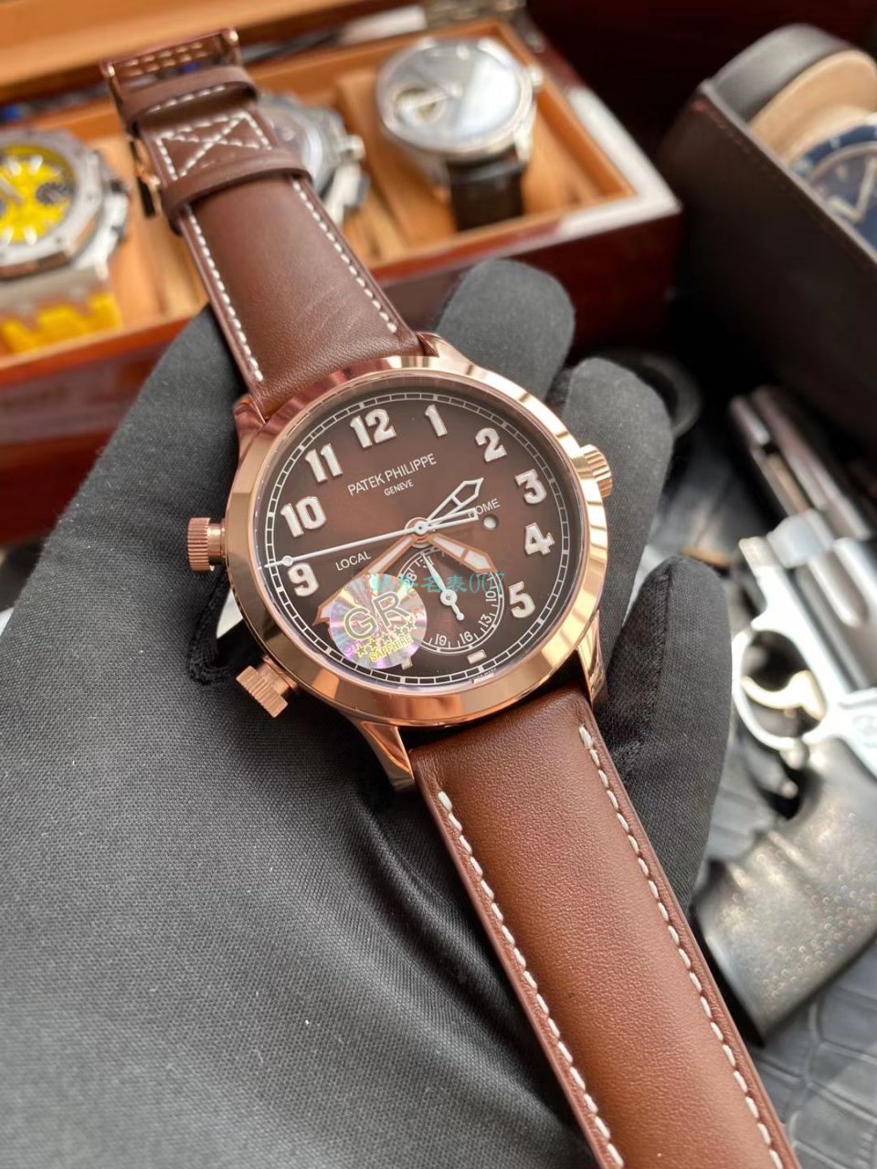 GR Factory  PATEK PHILIPPE  Replica Watches 复杂功能时计V2升级版5524G-001,5524R-001 wrist watches  / BD296