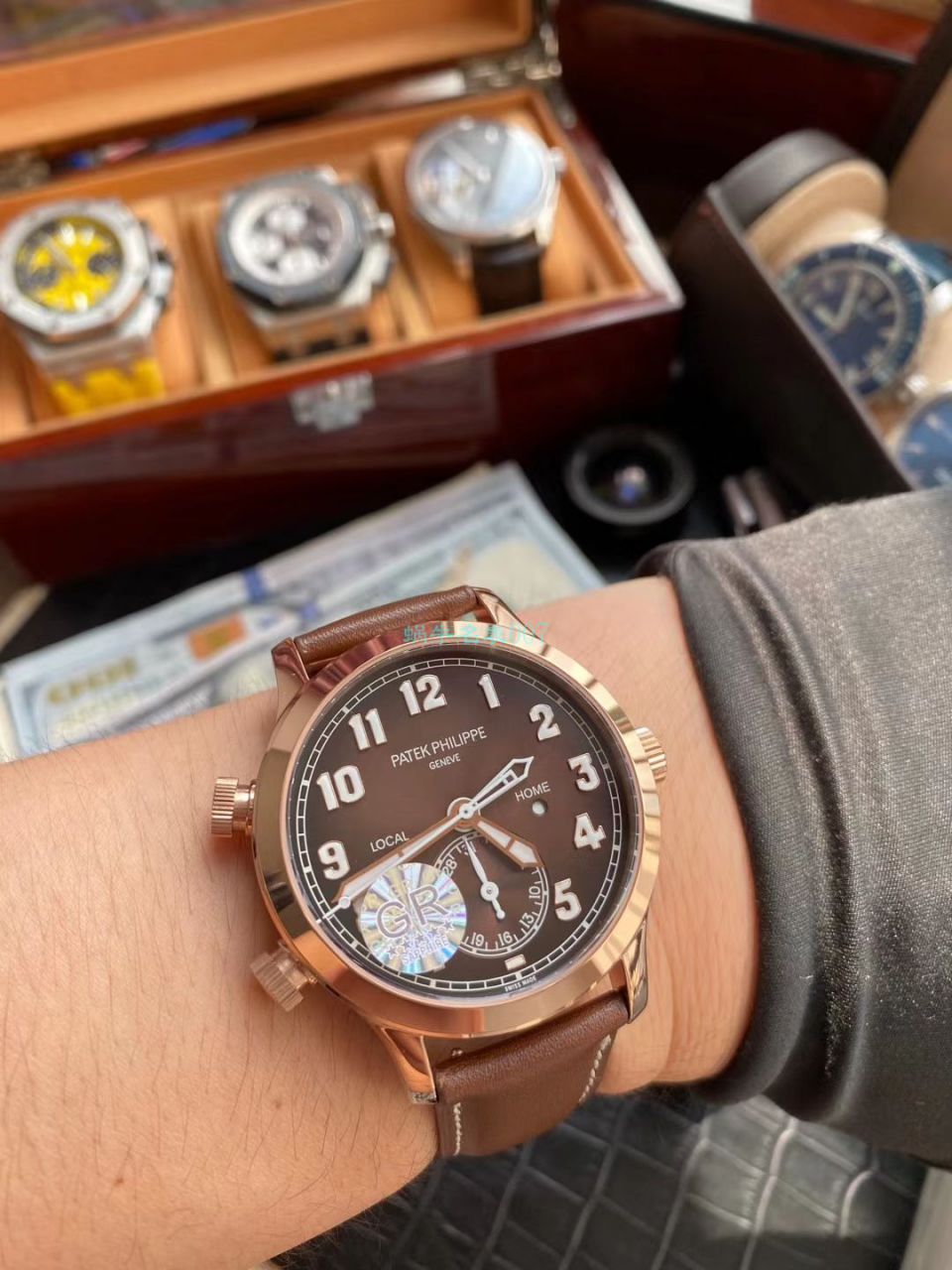 GR Factory  PATEK PHILIPPE  Replica Watches 复杂功能时计V2升级版5524G-001,5524R-001 wrist watches  / BD296