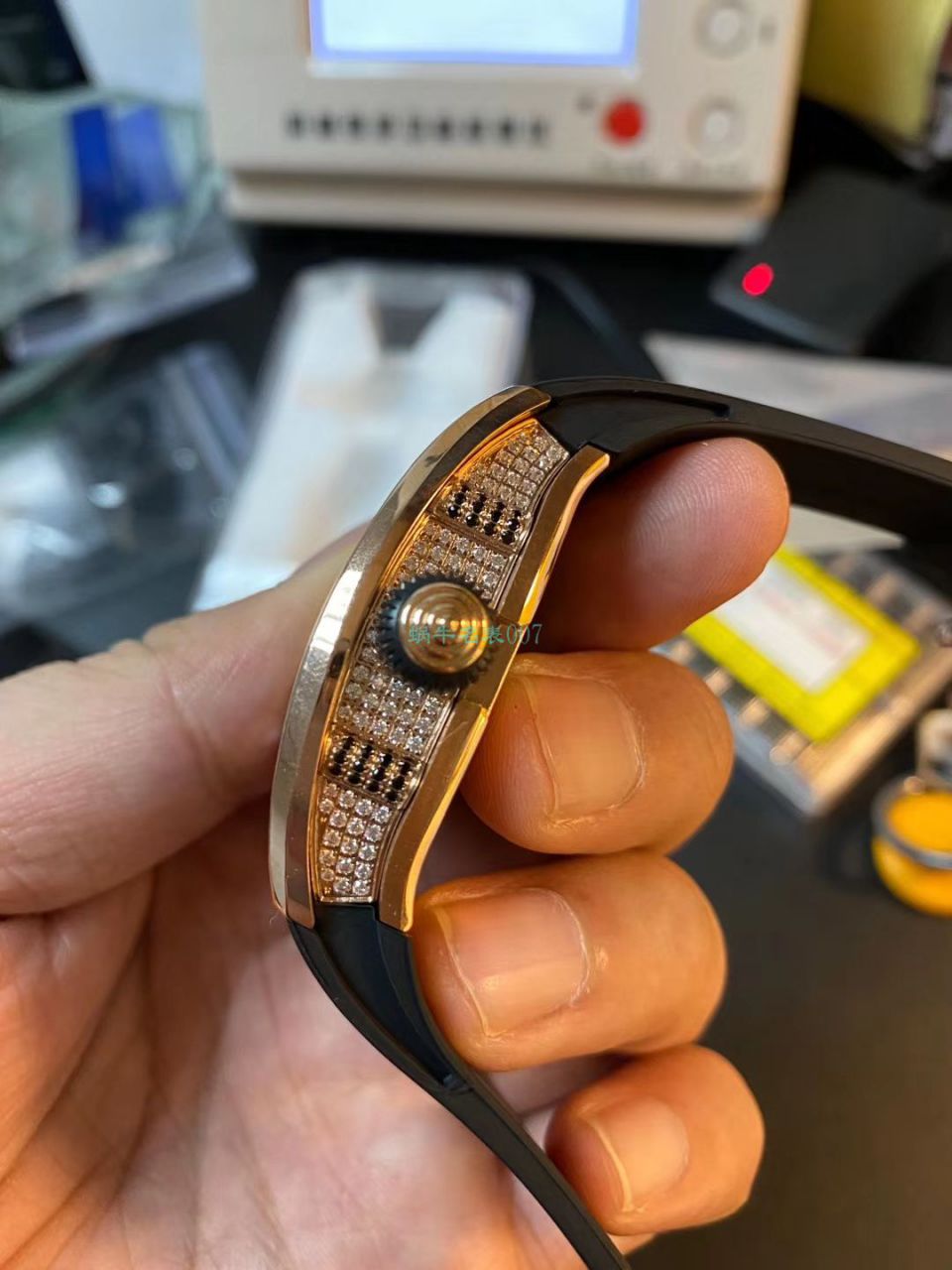 RICHARD MILLE Replica Watches  RICHARD MILLE 女士系列RM07-01镶钻 wrist watches  / RM007T