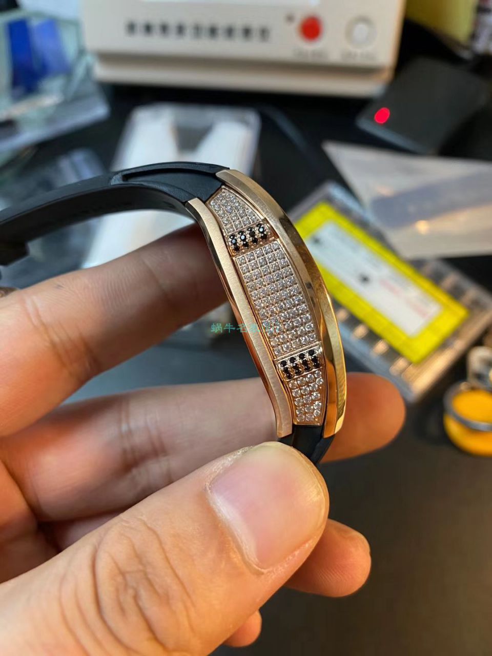 RICHARD MILLE Replica Watches  RICHARD MILLE 女士系列RM07-01镶钻 wrist watches  / RM007T