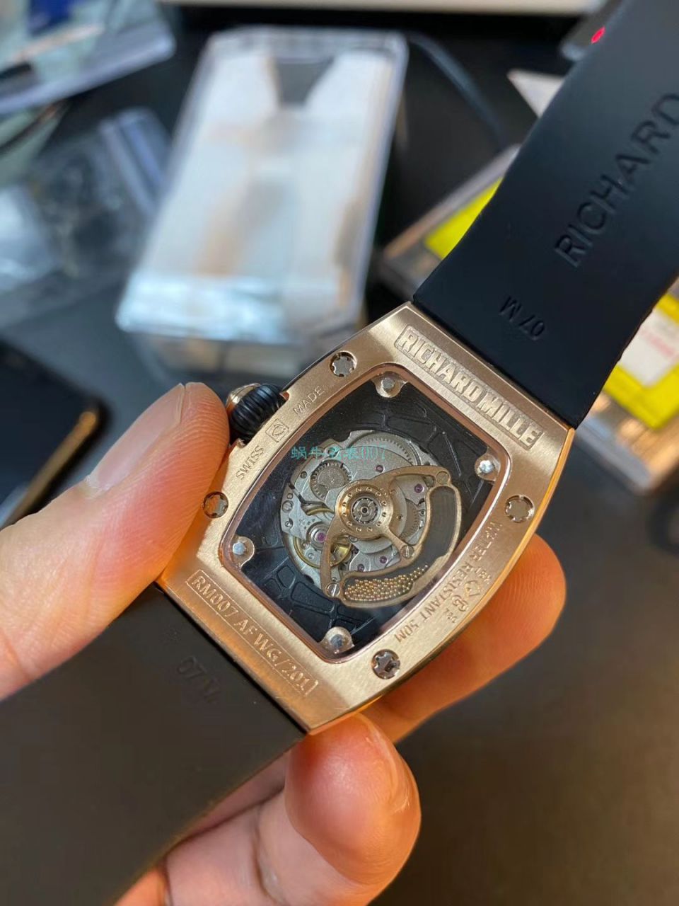 RICHARD MILLE Replica Watches  RICHARD MILLE 女士系列RM07-01镶钻 wrist watches  / RM007T
