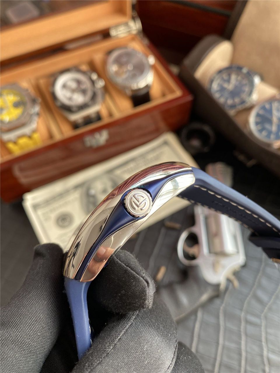 ZF Factory  Replica Copy  Franck Muller MEN'S COLLECTION系列V 45 SC DT YACHTING wrist watches  / FL068
