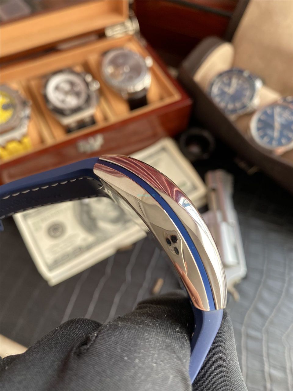ZF Factory  Replica Copy  Franck Muller MEN'S COLLECTION系列V 45 SC DT YACHTING wrist watches  / FL068