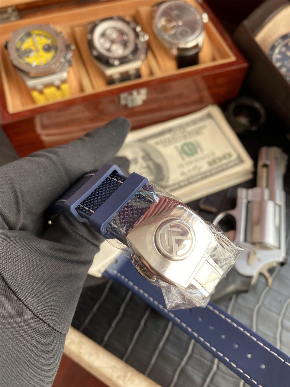 ZF Factory  Replica Copy  Franck Muller MEN'S COLLECTION系列V 45 SC DT YACHTING wrist watches  / FL068