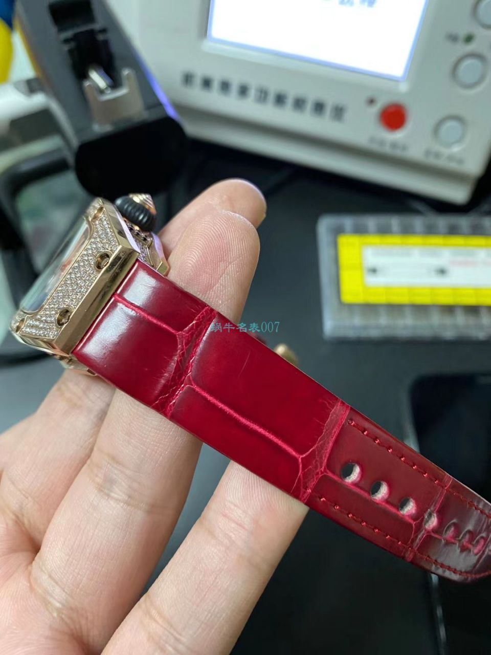 RICHARD MILLE Replica Watches  RICHARD MILLE 女士系列RM07-01镶钻 wrist watches  / RM007T