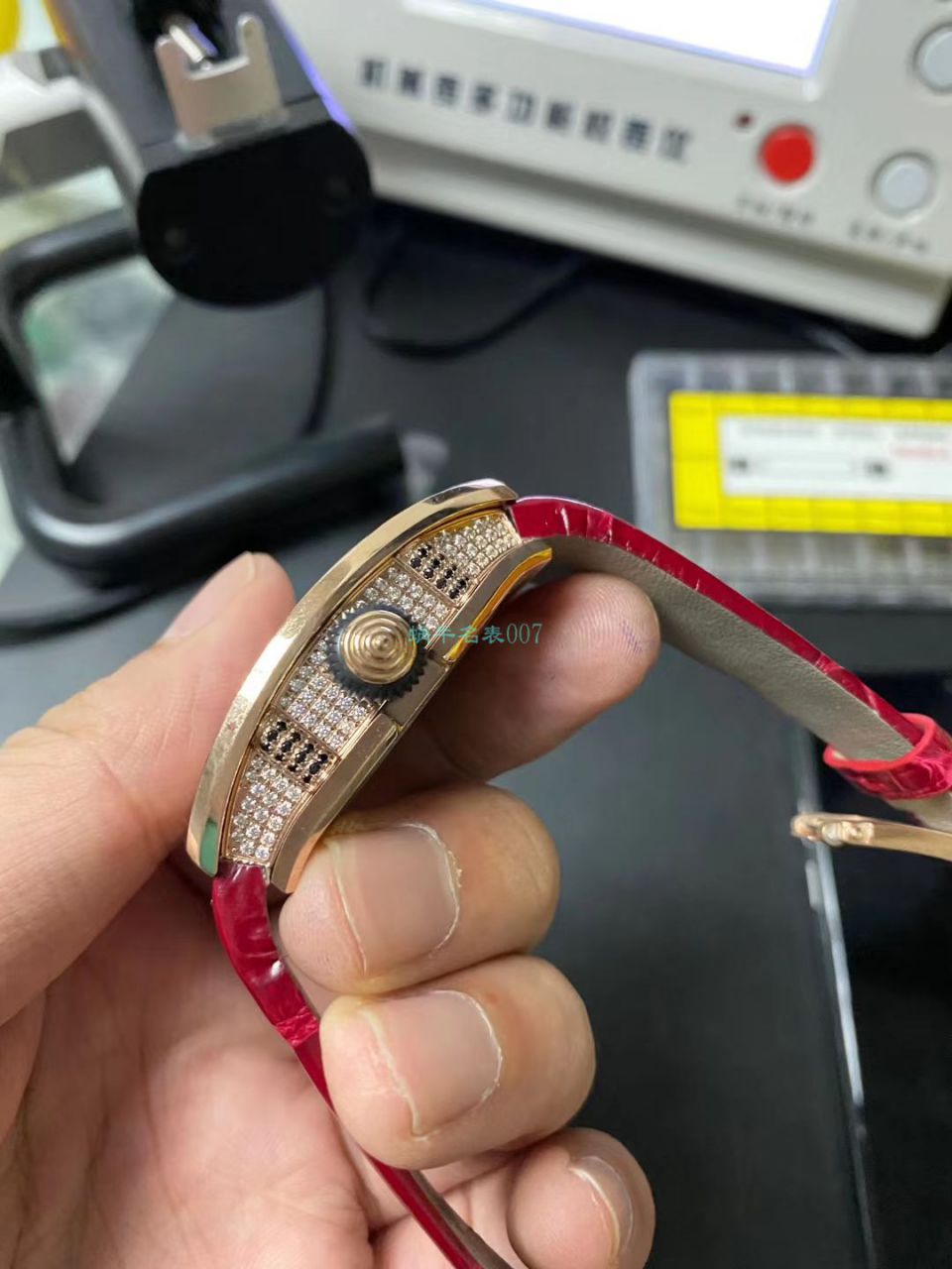 RICHARD MILLE Replica Watches  RICHARD MILLE 女士系列RM07-01镶钻 wrist watches  / RM007T