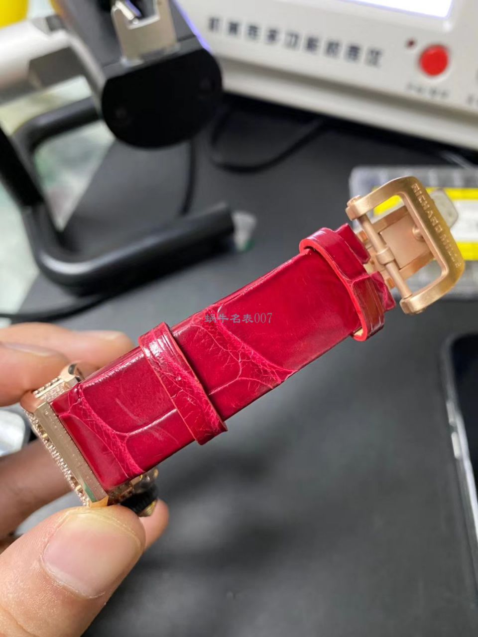 RICHARD MILLE Replica Watches  RICHARD MILLE 女士系列RM07-01镶钻 wrist watches  / RM007T