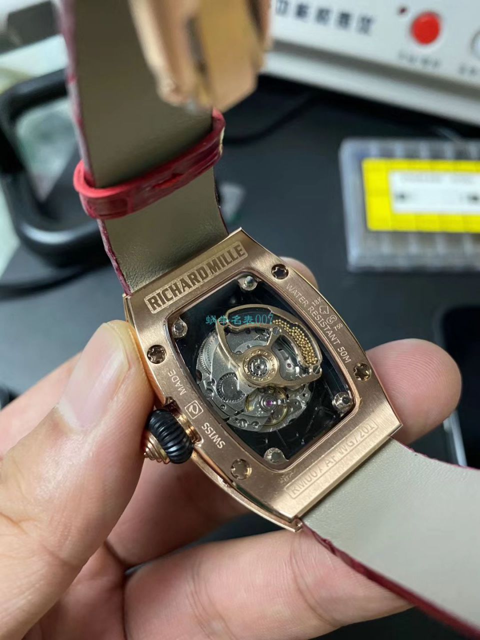 RICHARD MILLE Replica Watches  RICHARD MILLE 女士系列RM07-01镶钻 wrist watches  / RM007T