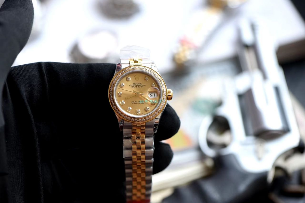 TW Factory  High quality  Replica Watches  Rolex 女装28MM  Datejust m279381rbr-0003，m279383rbr-0021 wrist watches  / R612