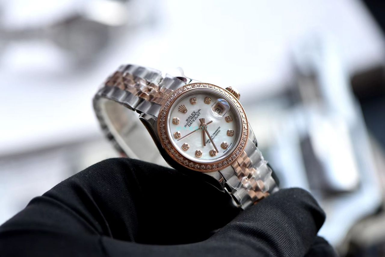 TW Factory  High quality  Replica Watches  Rolex 女装28MM  Datejust m279381rbr-0003，m279383rbr-0021 wrist watches  / R612