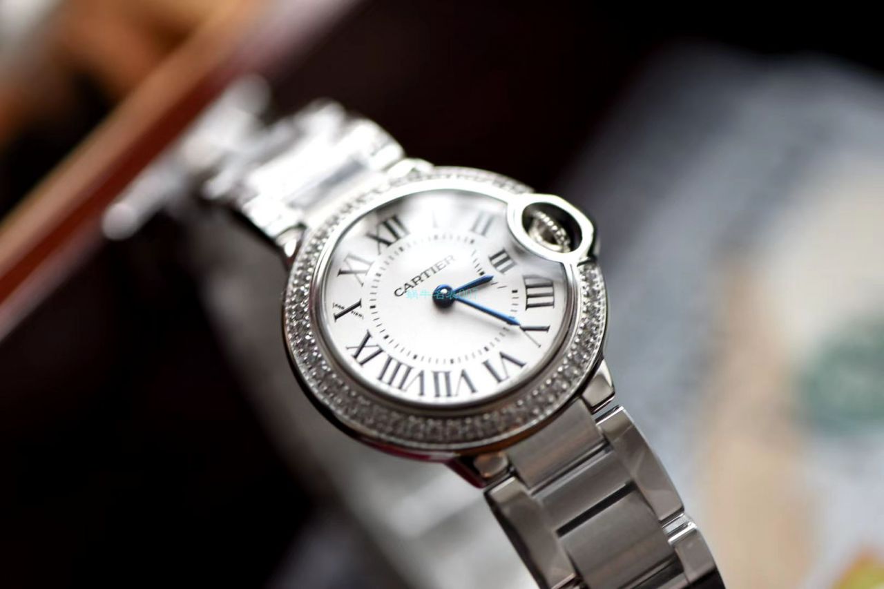 V6 Factory V7版本 Replica Watches  Cartier  蓝气球女表28毫米系列W4BB0015 wrist watches  / K286