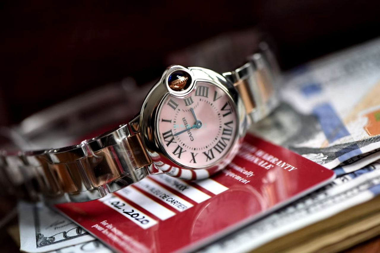 V6 Factory V7版本 Replica Copy  Watches  Cartier  蓝气球28毫米W2BB0009女装 / K287