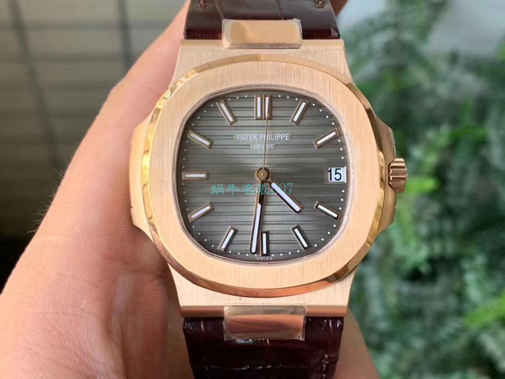 PPF Factory V4 Nautilus  top  Replica Copy PP PATEK PHILIPPE 5711R 玫瑰金 wrist watches  / BD300