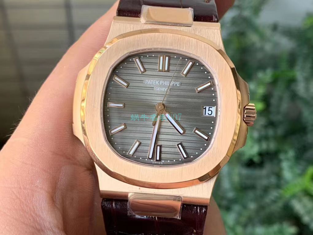 PPF Factory V4 Nautilus  top  Replica Copy PP PATEK PHILIPPE 5711R 玫瑰金 wrist watches  / BD300
