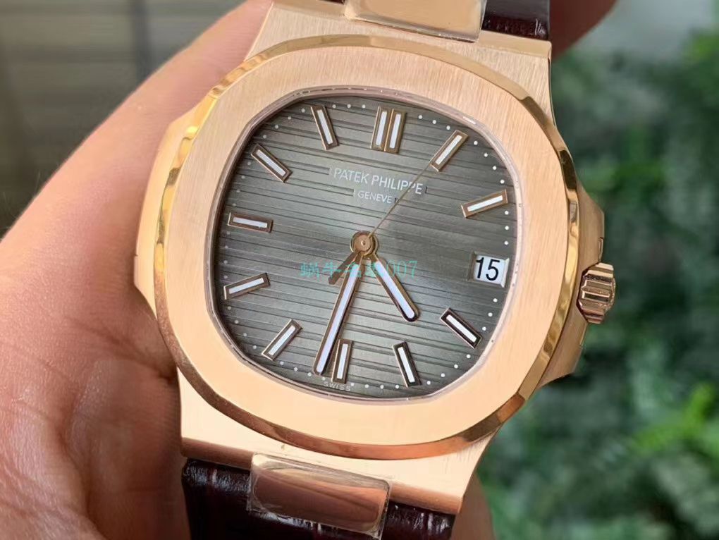 PPF Factory V4 Nautilus  top  Replica Copy PP PATEK PHILIPPE 5711R 玫瑰金 wrist watches  / BD300