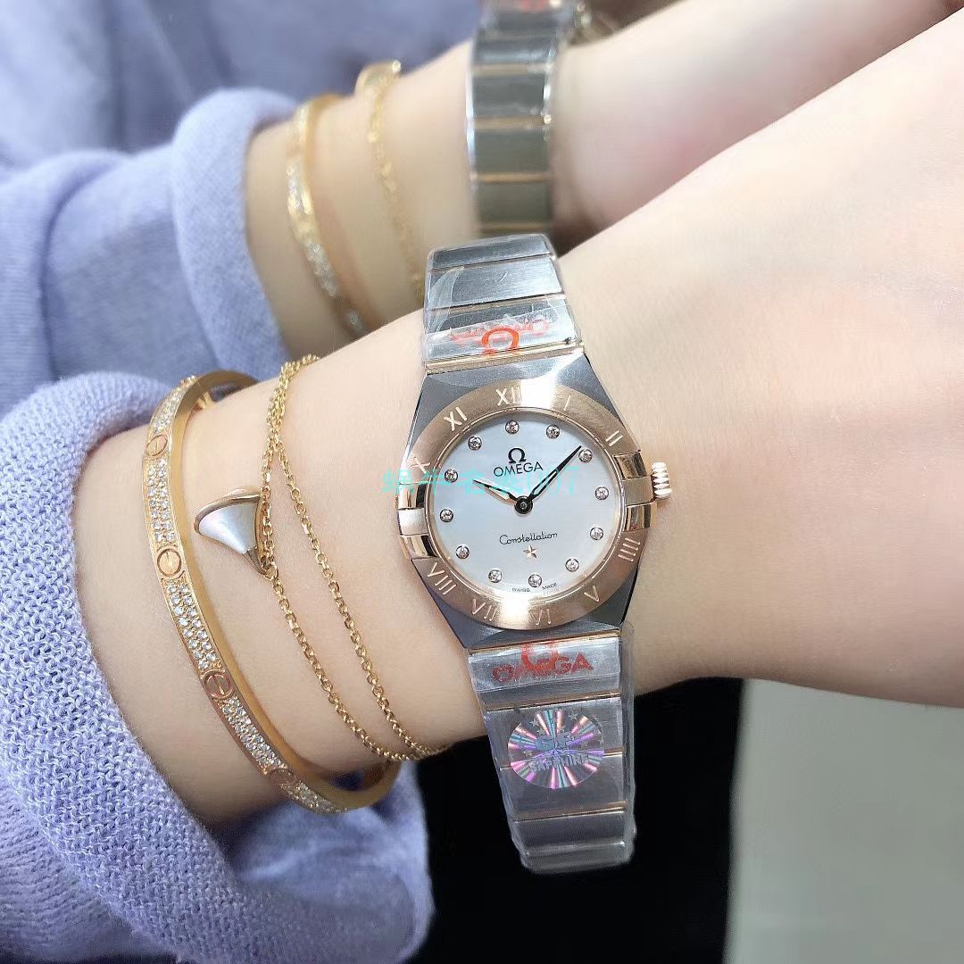 GF Factory  top  Replica Copy 第五代OMEGA Constellation 女表131.10.25.60.55.001 wrist watches  / M709