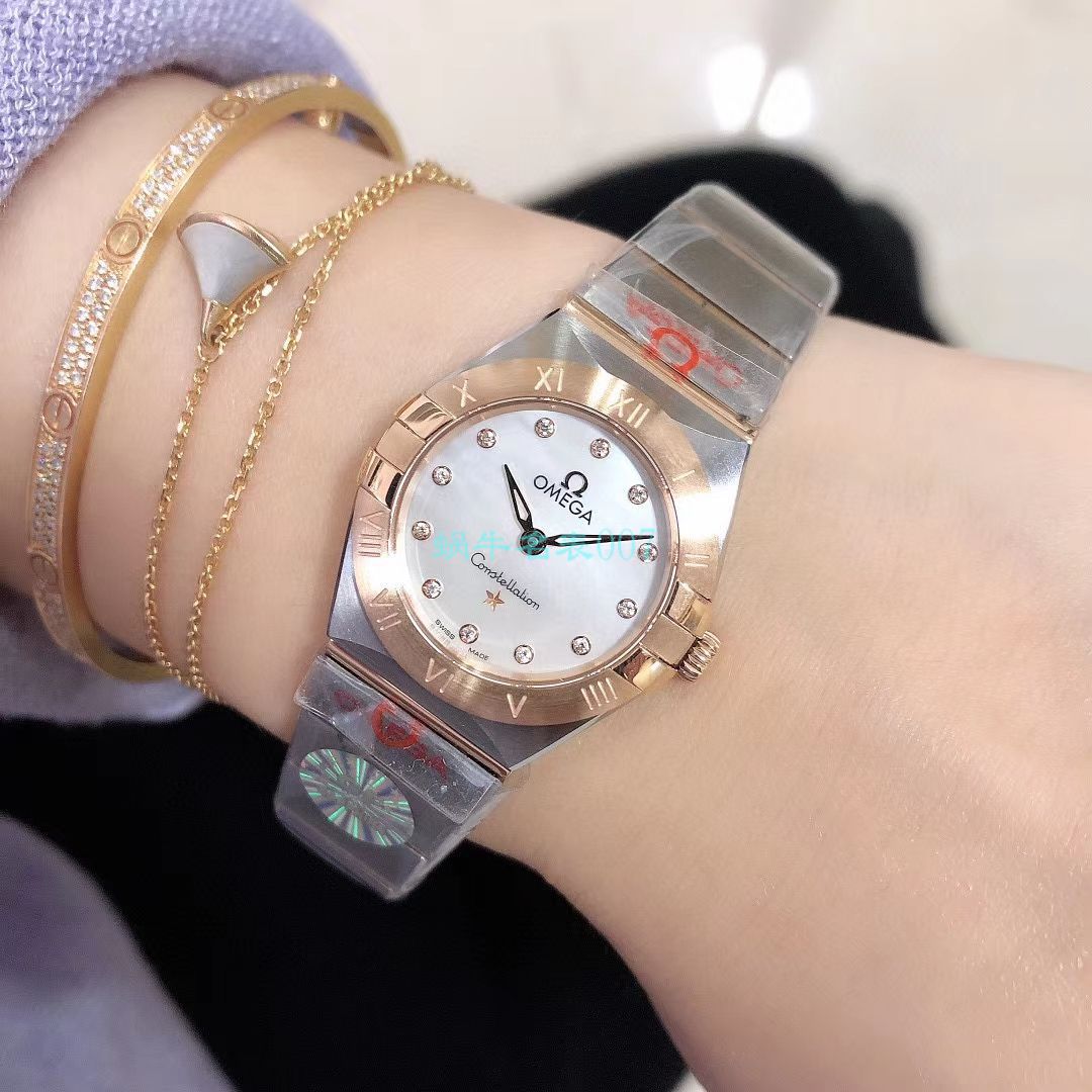 GF Factory  top  Replica Copy 第五代OMEGA Constellation 女表131.10.25.60.55.001 wrist watches  / M709