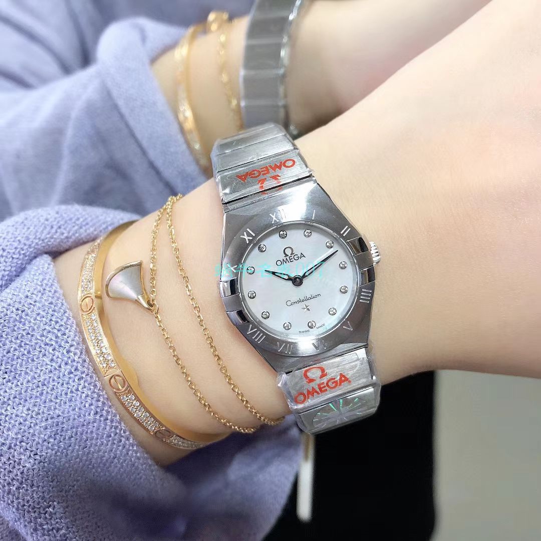 GF Factory  top  Replica Copy 第五代OMEGA Constellation 女表131.10.25.60.55.001 wrist watches  / M709