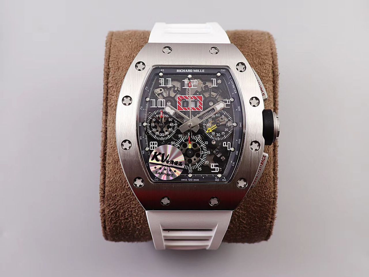 KV Factory 全新RICHARD MILLE Replica 理查德米尔RM 11-03钛钢款 wrist watches  / KV01103H