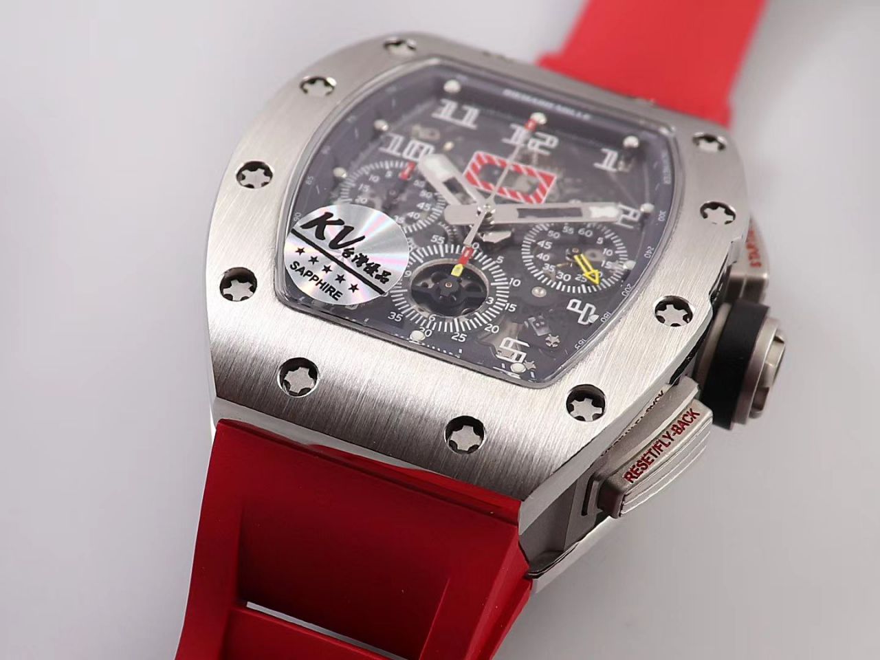 KV Factory 全新RICHARD MILLE Replica 理查德米尔RM 11-03钛钢款 wrist watches  / KV01103H