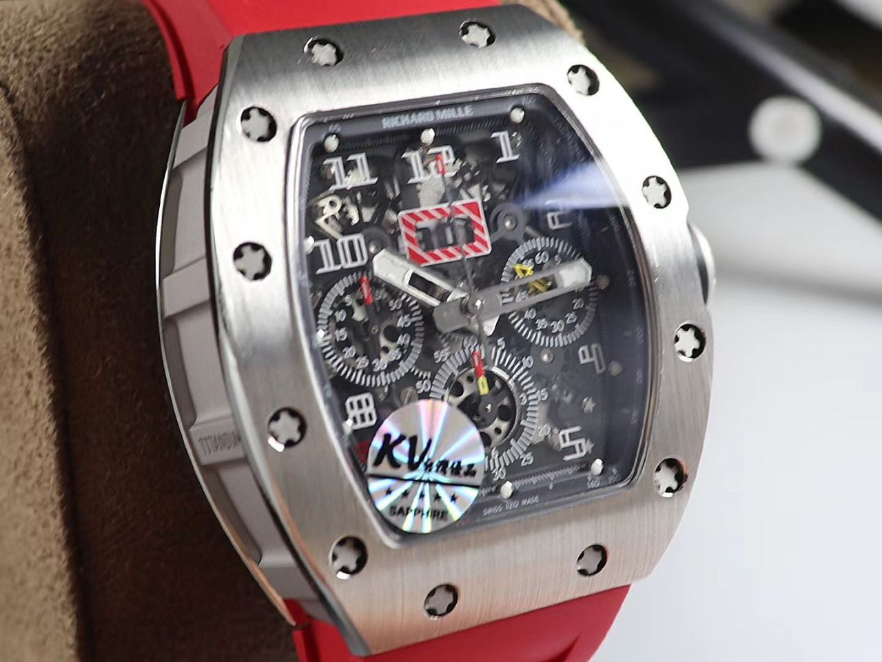 KV Factory 全新RICHARD MILLE Replica 理查德米尔RM 11-03钛钢款 wrist watches  / KV01103H
