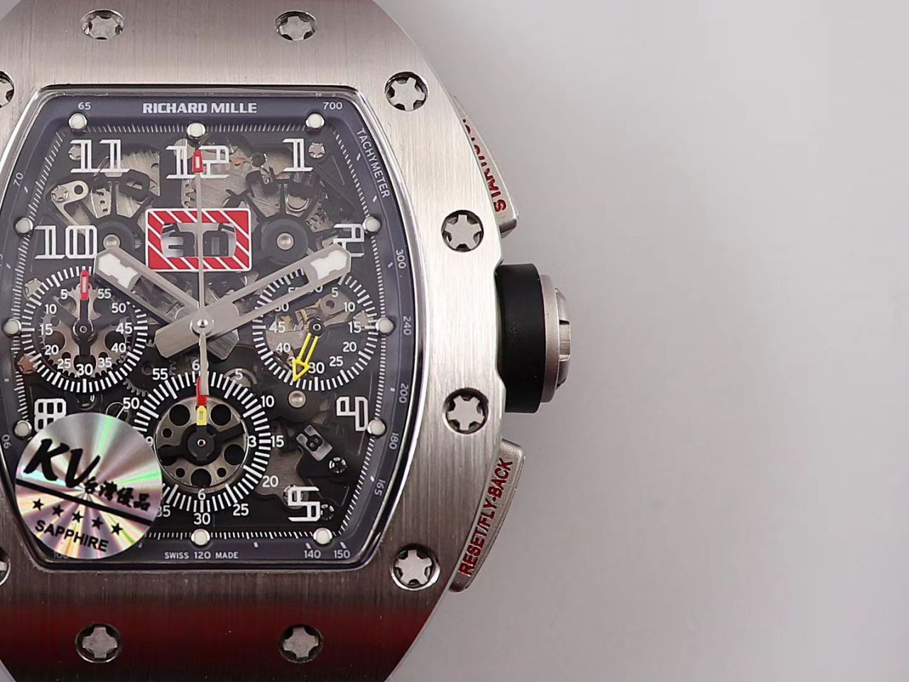 KV Factory 全新RICHARD MILLE Replica 理查德米尔RM 11-03钛钢款 wrist watches  / KV01103H