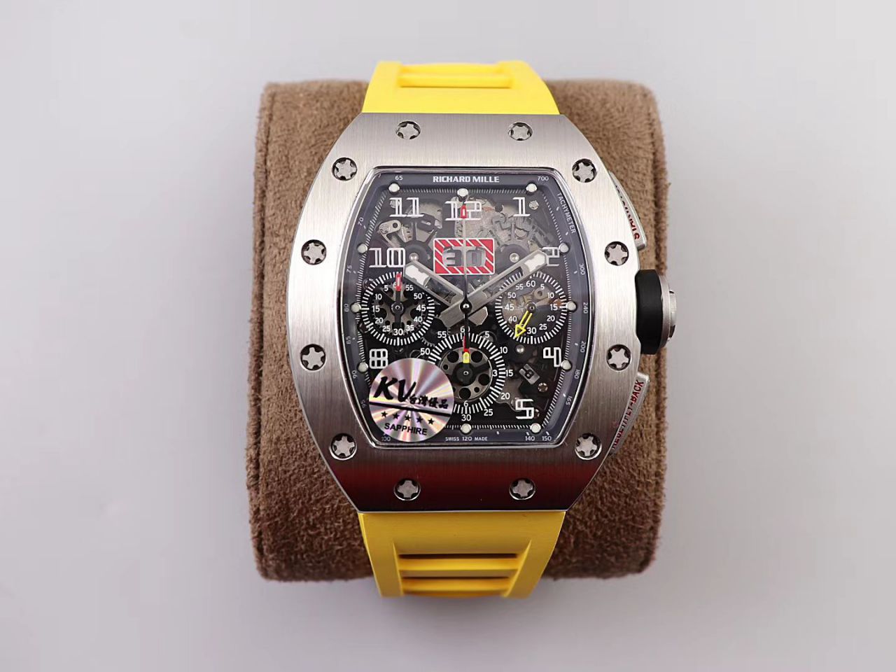 KV Factory 全新RICHARD MILLE Replica 理查德米尔RM 11-03钛钢款 wrist watches  / KV01103H
