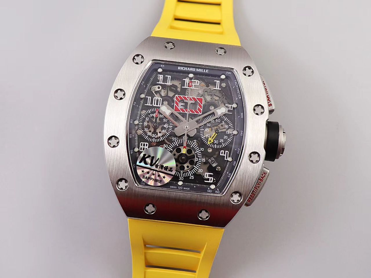 KV Factory 全新RICHARD MILLE Replica 理查德米尔RM 11-03钛钢款 wrist watches  / KV01103H