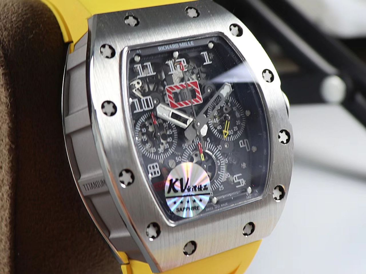 KV Factory 全新RICHARD MILLE Replica 理查德米尔RM 11-03钛钢款 wrist watches  / KV01103H