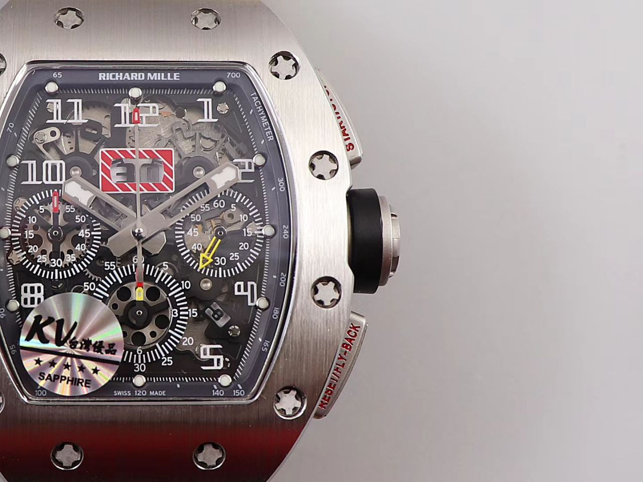 KV Factory 全新RICHARD MILLE Replica 理查德米尔RM 11-03钛钢款 wrist watches  / KV01103H