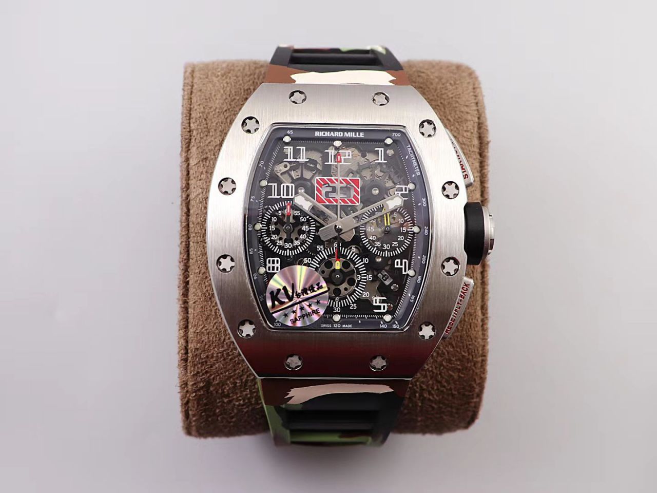 KV Factory 全新RICHARD MILLE Replica 理查德米尔RM 11-03钛钢款 wrist watches  / KV01103H