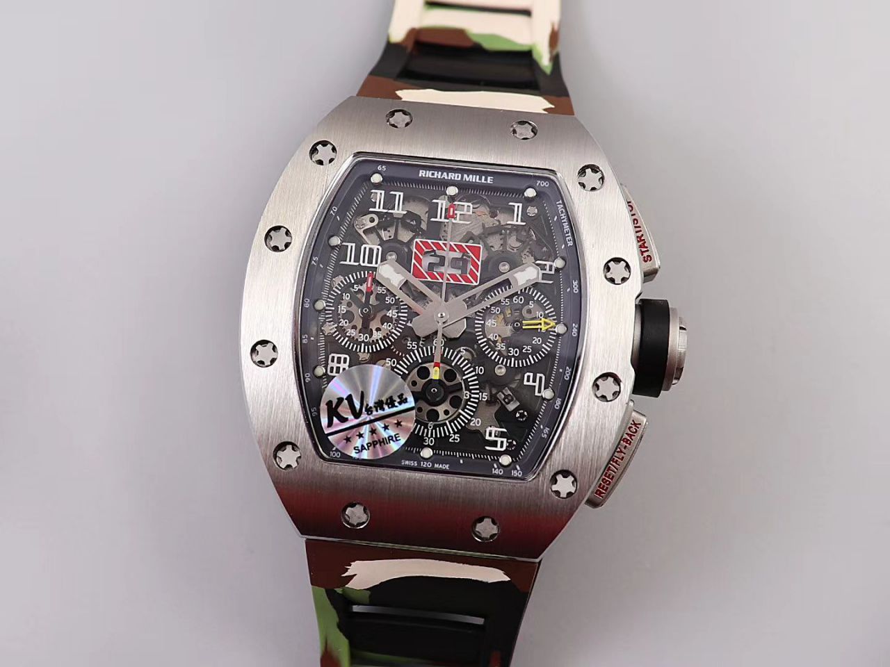 KV Factory 全新RICHARD MILLE Replica 理查德米尔RM 11-03钛钢款 wrist watches  / KV01103H