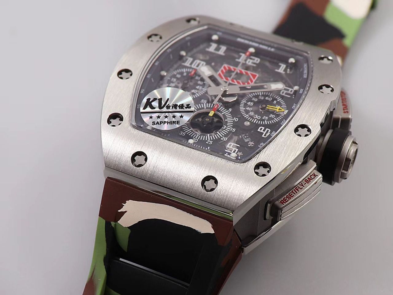 KV Factory 全新RICHARD MILLE Replica 理查德米尔RM 11-03钛钢款 wrist watches  / KV01103H