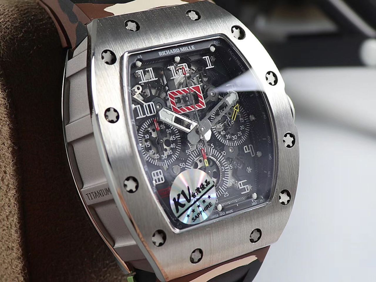 KV Factory 全新RICHARD MILLE Replica 理查德米尔RM 11-03钛钢款 wrist watches  / KV01103H