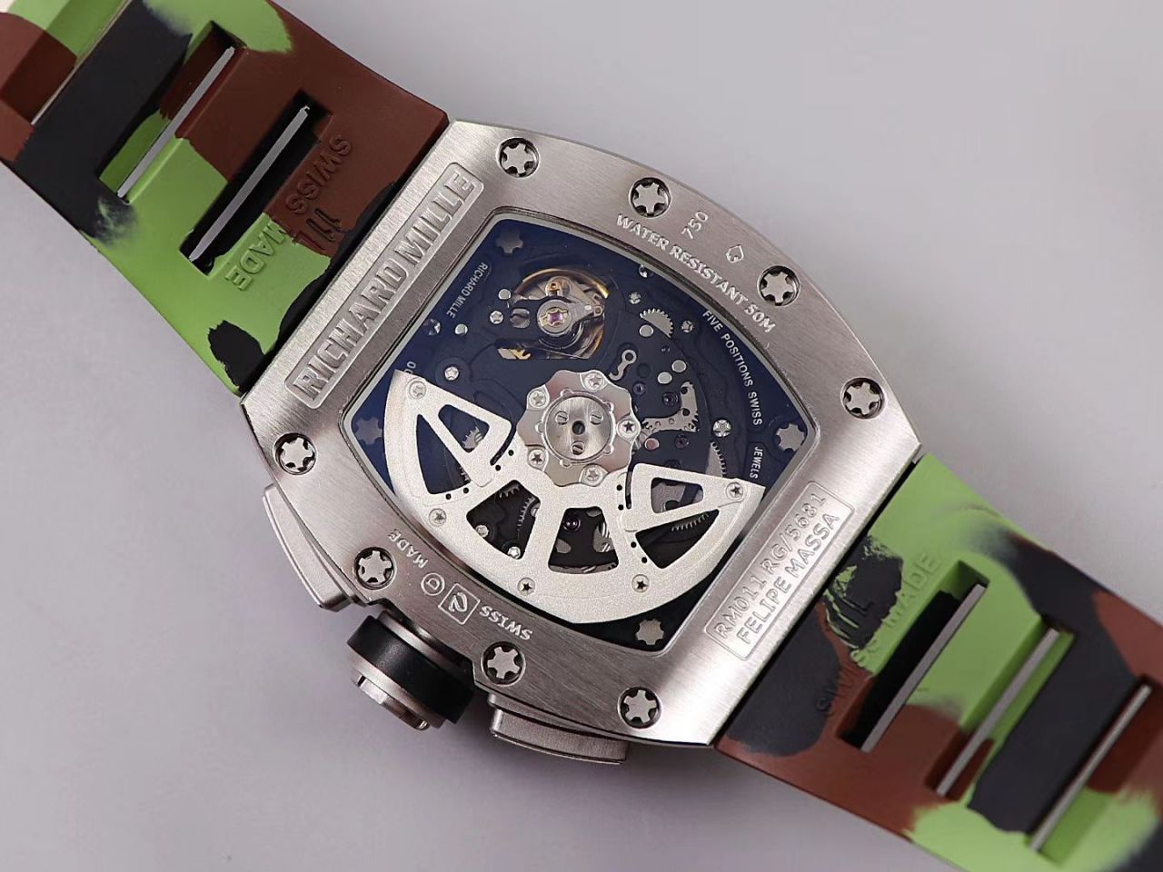 KV Factory 全新RICHARD MILLE Replica 理查德米尔RM 11-03钛钢款 wrist watches  / KV01103H