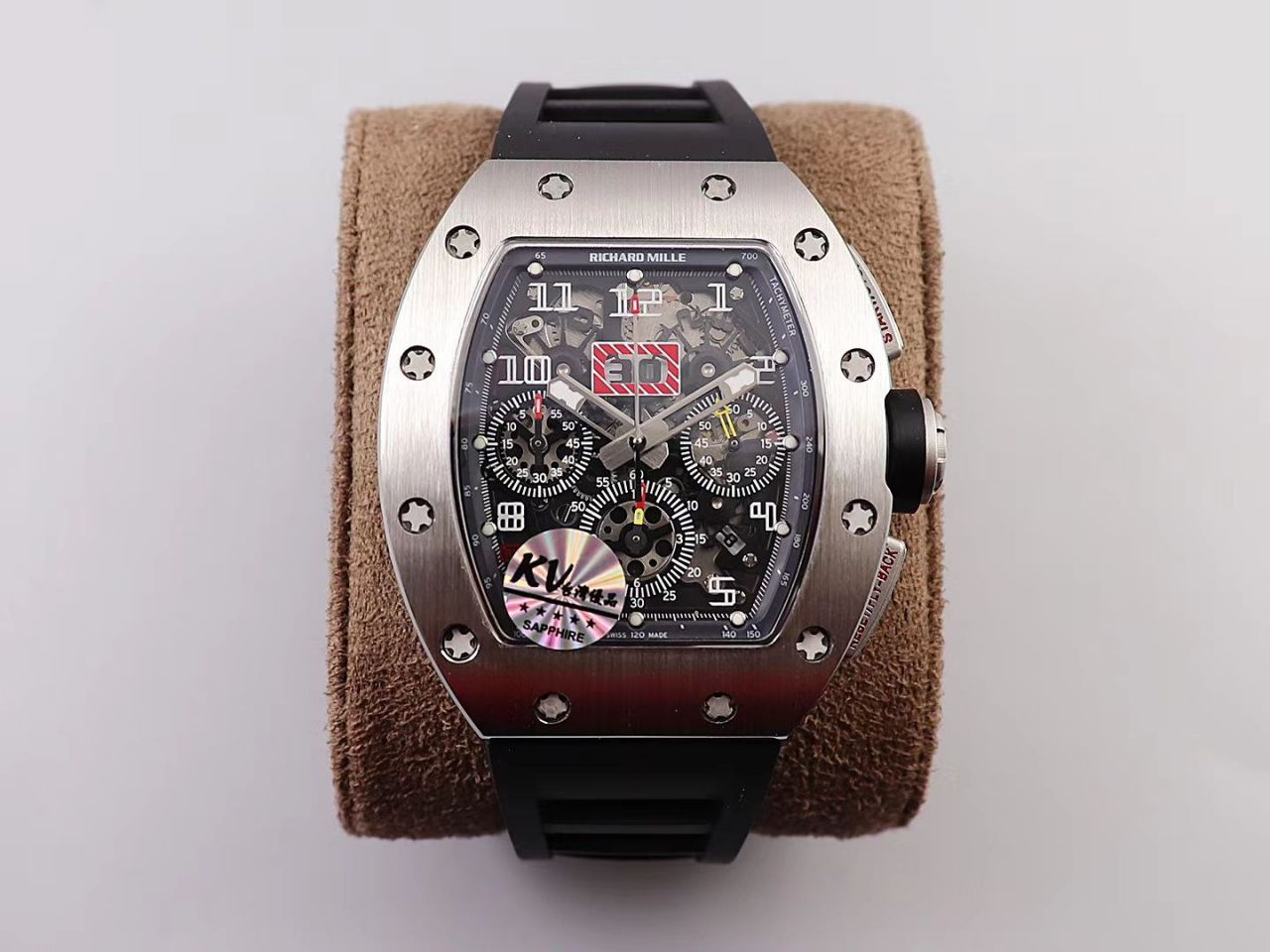 KV Factory 全新RICHARD MILLE Replica 理查德米尔RM 11-03钛钢款 wrist watches  / KV01103H