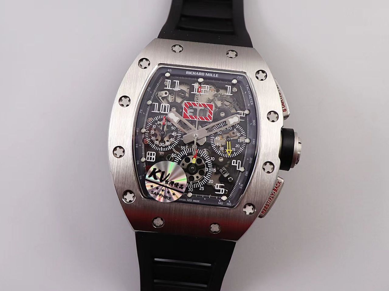 KV Factory 全新RICHARD MILLE Replica 理查德米尔RM 11-03钛钢款 wrist watches  / KV01103H