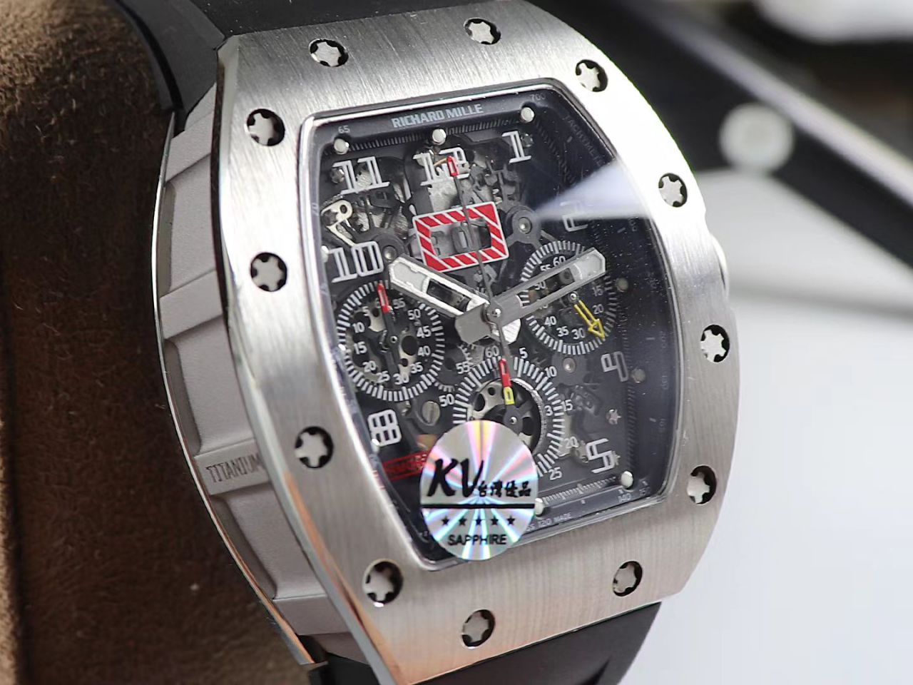 KV Factory 全新RICHARD MILLE Replica 理查德米尔RM 11-03钛钢款 wrist watches  / KV01103H