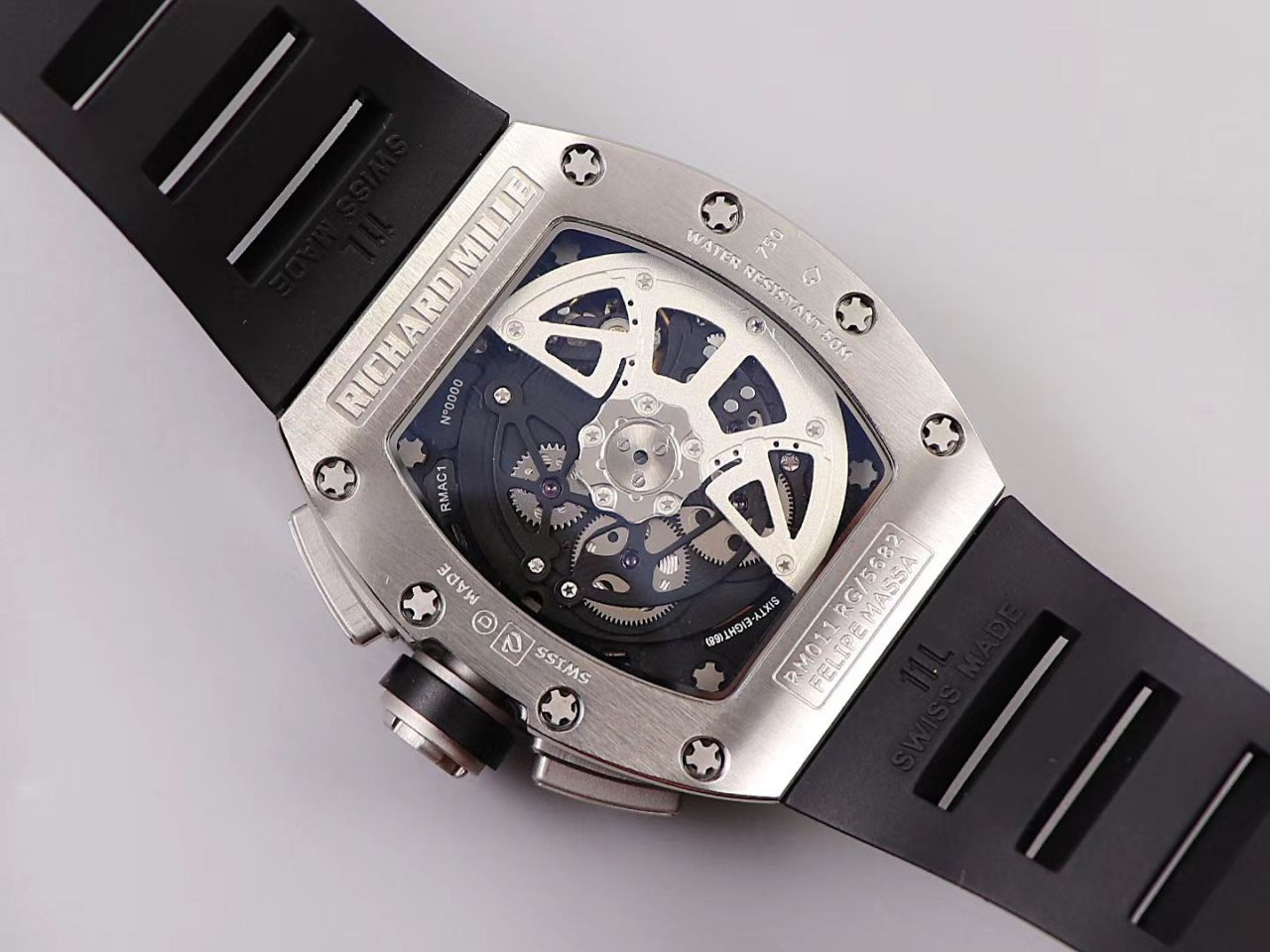KV Factory 全新RICHARD MILLE Replica 理查德米尔RM 11-03钛钢款 wrist watches  / KV01103H